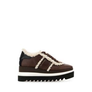 Stella Mccartney Women Brown Alter Suede Sneak-Elys Sneakers